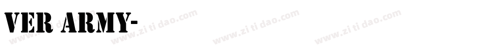 Ver Army字体转换